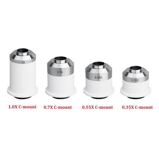 New 0.35x adjustable C-mount Camera Adapters Relay Lens for Nikon microscope