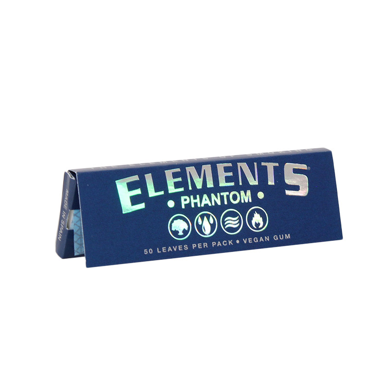 🔥Elements 1 1/4 Phantom Rolling Papers Phenomenally Thin | 5 PACKS DEAL