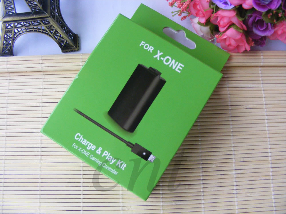Rechargeable Battery Pack for Xbox One S Wireless Controller + USB Cable