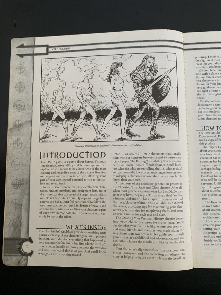 Dungeons & Dragons 3E • Hero Builder's Guidebook • TSR 11647 • 2000