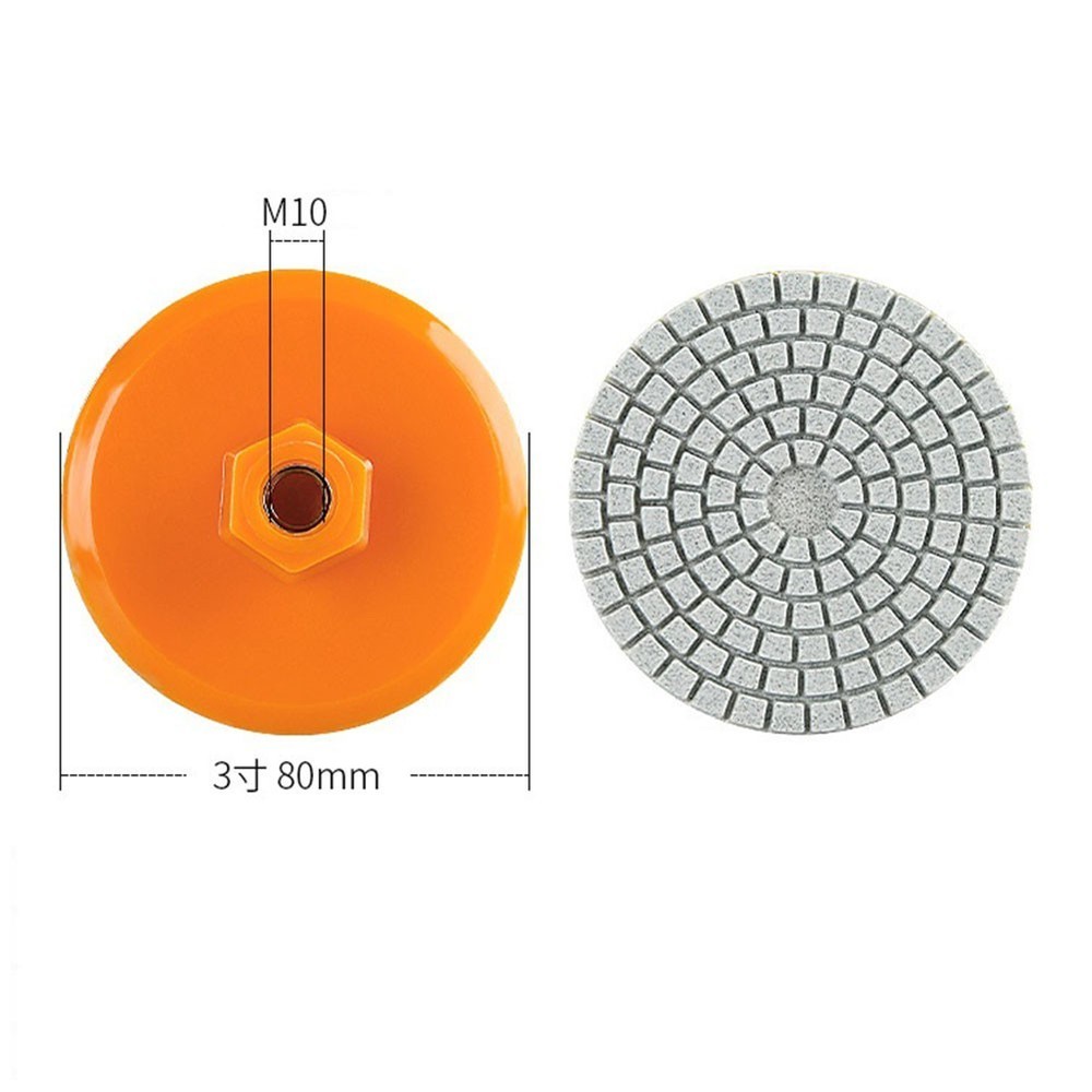 Wet and Dry Diamond Buffing Disc 80mm Compatible with Multiple Surfaces