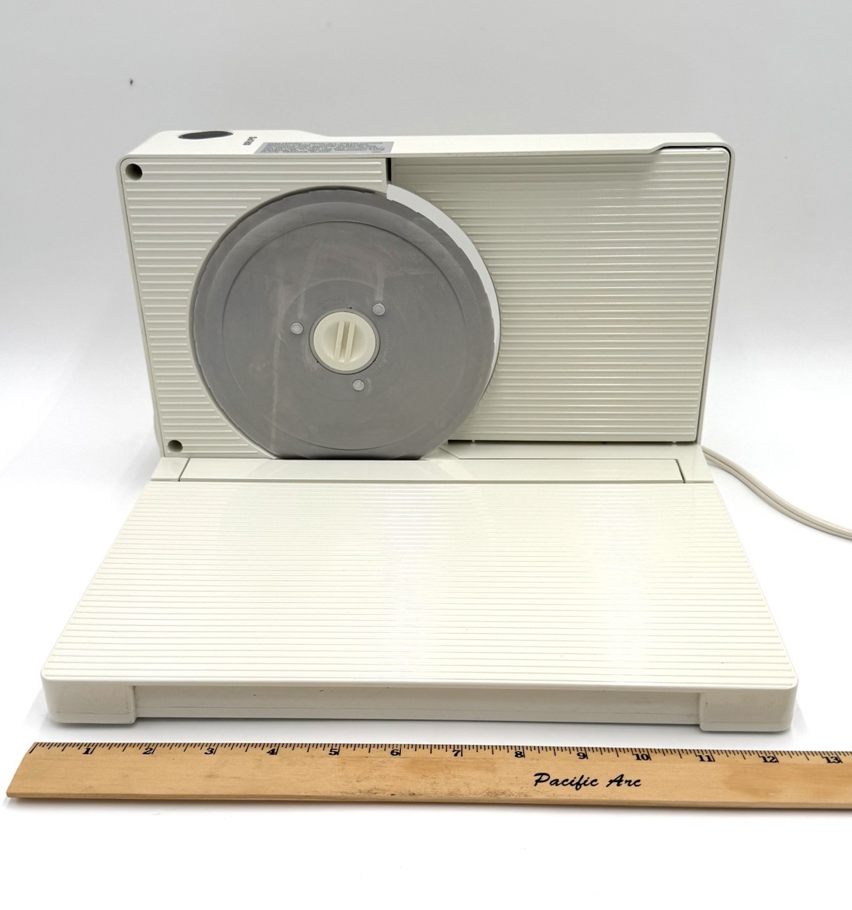 KRUPS Slice It Model 213 Electric Food Slicer Fold Up Tested w Box VTG