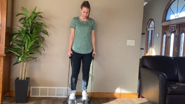 Vibration Plate Exercise Machine for Weight Loss & Lymphatic Drainage, 450 lbs,