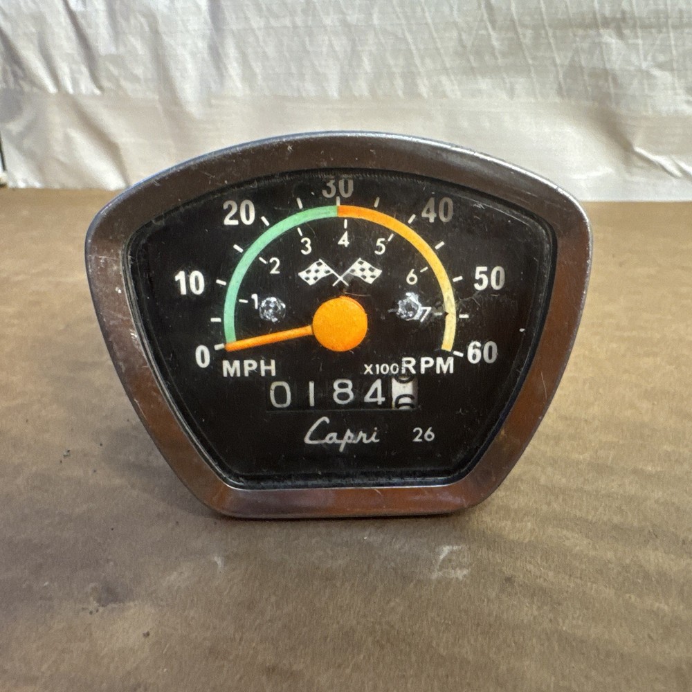 Vintage Capri 26 Bicycle  Speedometer Untested