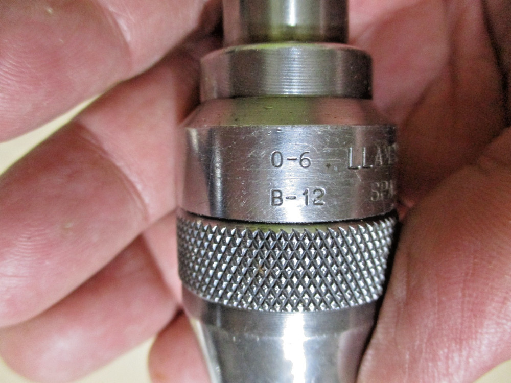 LLAMBRICH KEYLESS DRILL CHUCK 0-1/4" CAPACITY, 1/2" SHANK-SPAIN