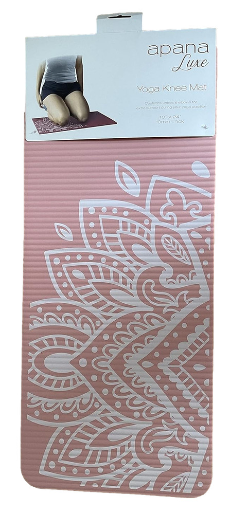 Yoga Knee Mat (Light Pink) 10mm Thick