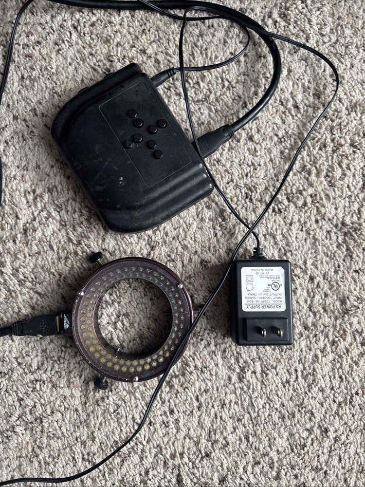 (Works) Luxo Microscopes By Unitron 18743 - Dimmable LED High Output Ring Light