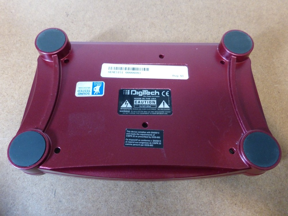 DigiTech Genesis 1 Guitar Preamp / Effects Modelling Device with AC Adapter