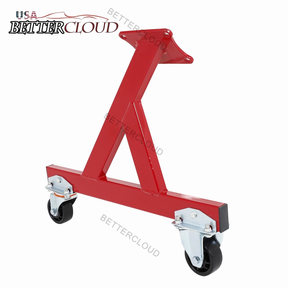 For Chevy LS1 LS2 LS3 LS6 Engine Storage Stand w/ Casters Red
