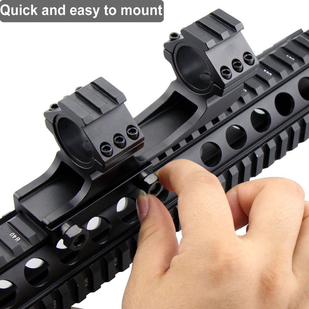 Mini Red Dot Reflex Sight 1inch/30mm Cantilever Weaver Forward Reach Scope Mount