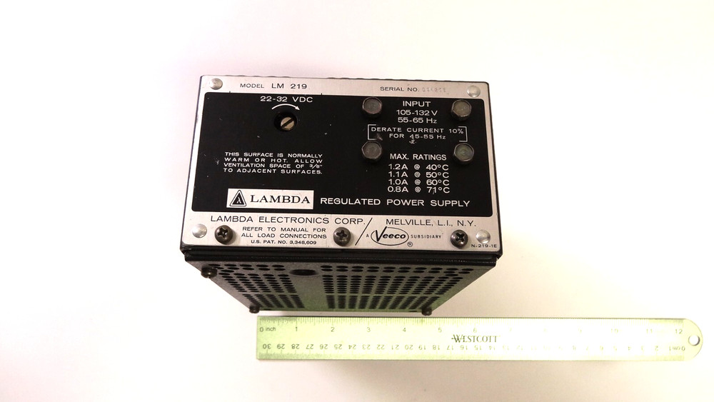 Lambda Regulated Power Suppl Model LM219