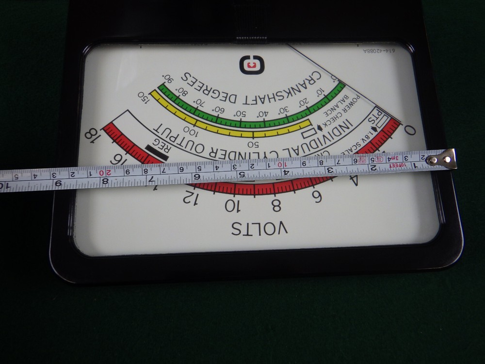 NOS vintage Simpson Large volt/panel meter Sun? engine analyzer 1950s 1960s