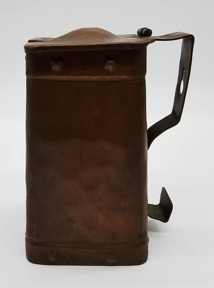 Cape Cod Shop Hammered Copper Fire Starter Pitcher Fireplace Brass