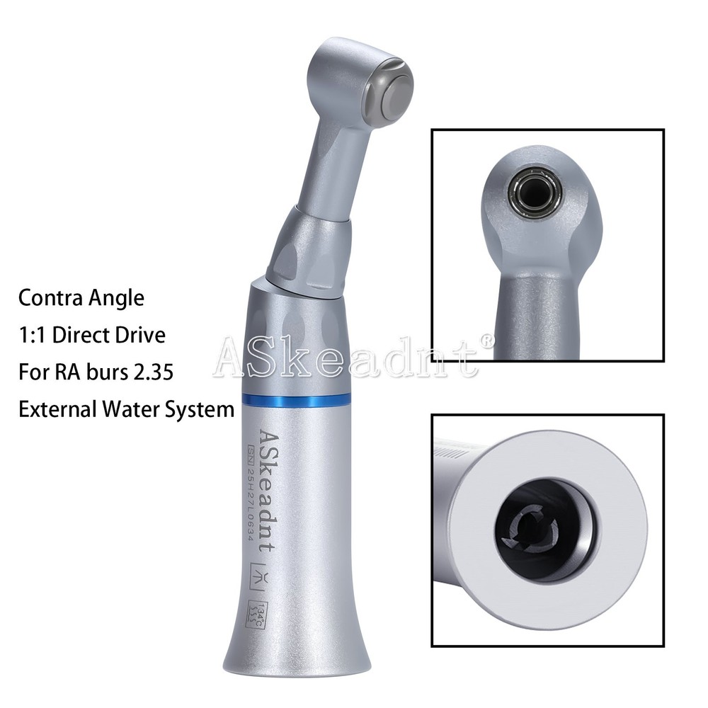 NSK Style Dental Slow Low Speed Handpiece Contra Angle Push Button/Latch E-type