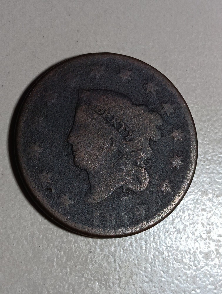 1819 Coronet Head Large Cent - Item M5x10