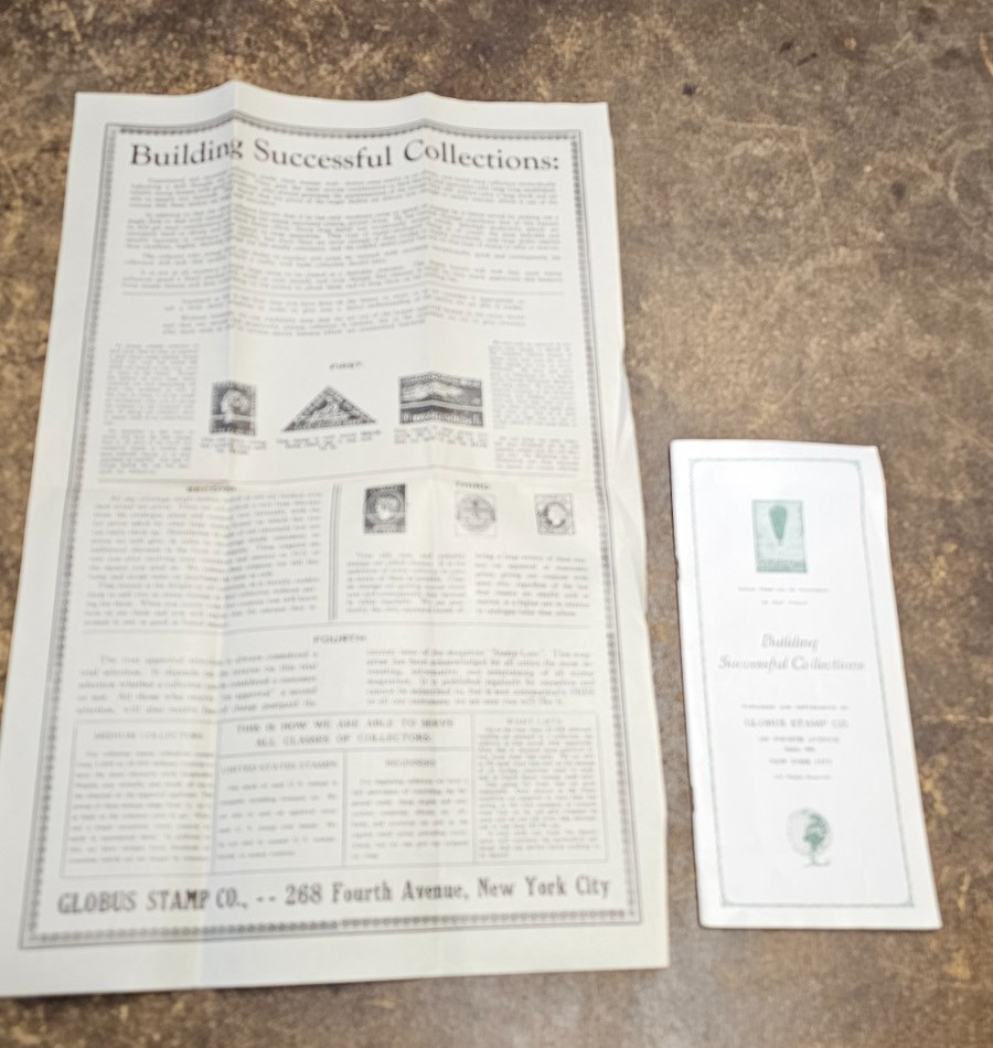 Building Successful Collections Globus Stamp Co Vintage New York City