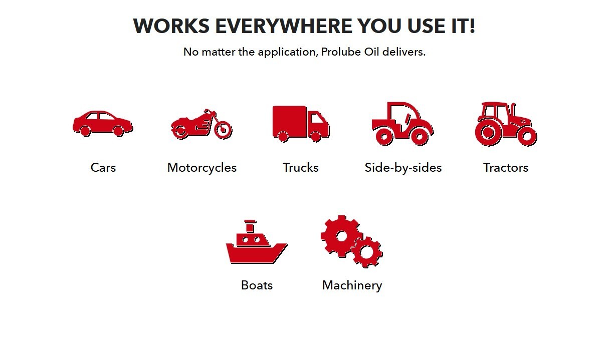 Prolube Oil Treatment 32 OZ, Increases horsepower, lowers operating temperatures