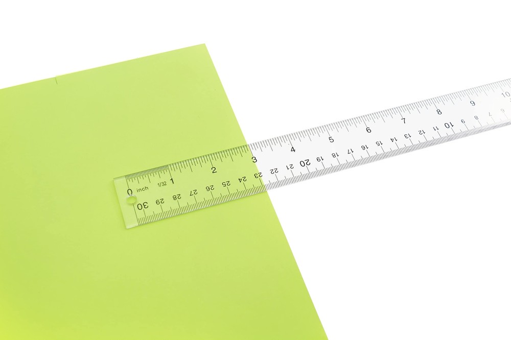 10562 Acrylic Clear Ruler 12 In