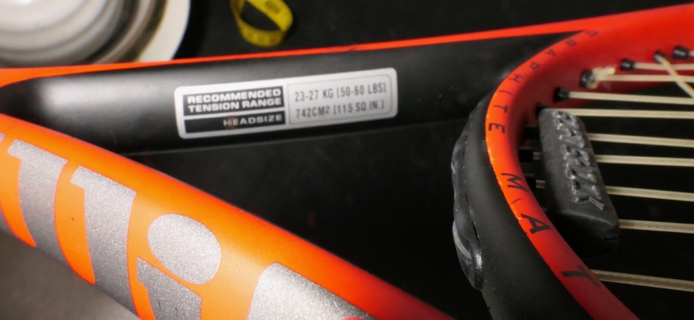 WILSON HYPER HAMMER HXP TENNIS RACKET RED W/CASE