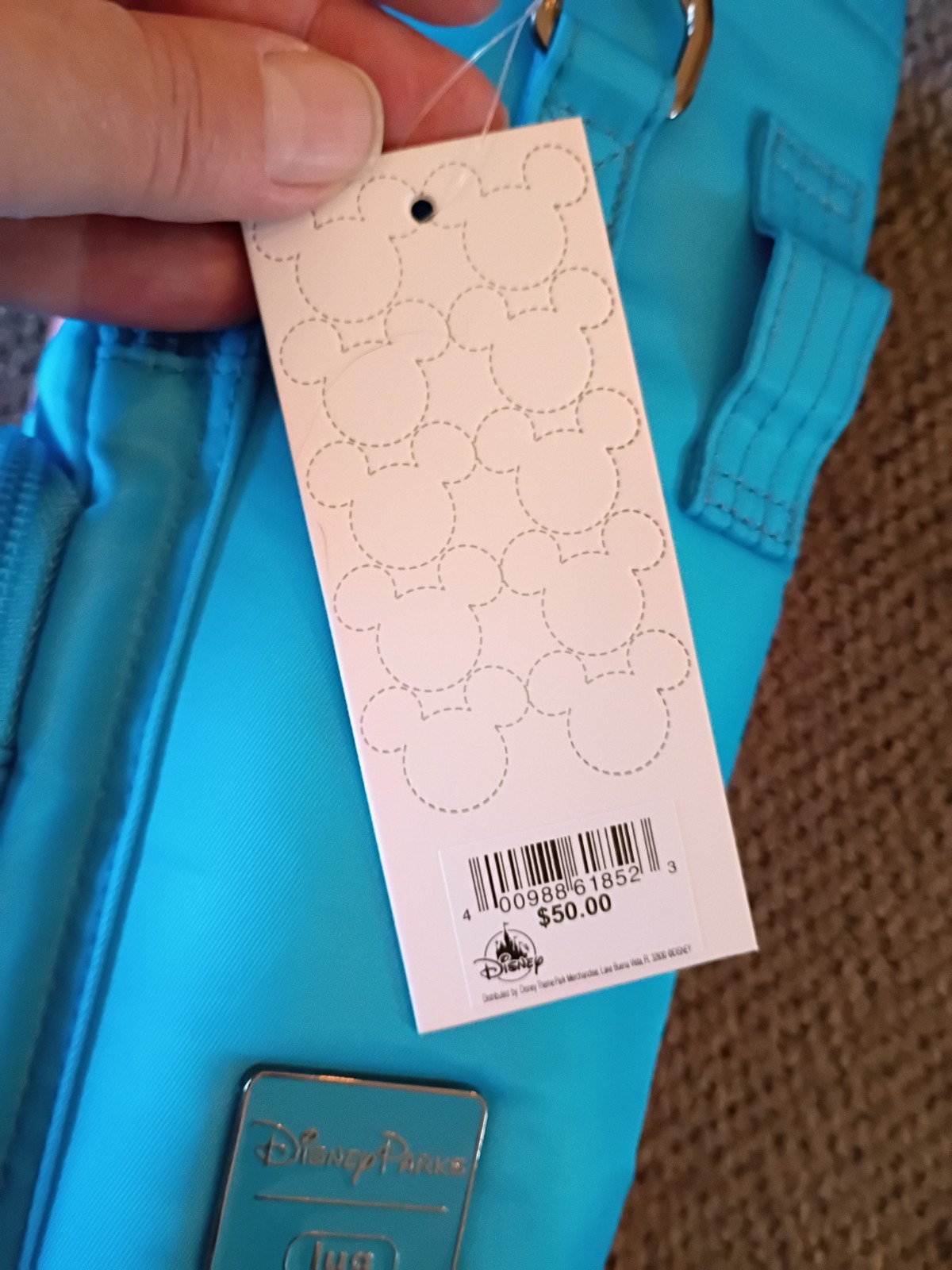 2025 Disney Parks Lug Bottle Holder Crossbody Bag DCA Food & Wine Mickey NWT