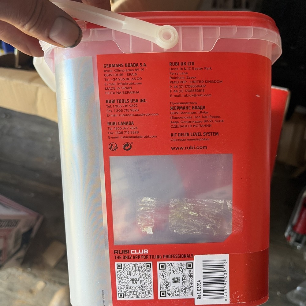 RUBI Delta Level System Kit Clip - Size 1/16"