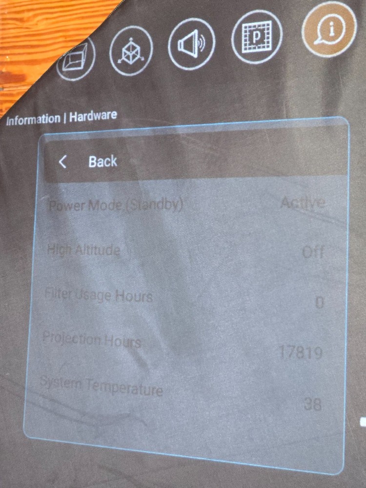 Laser Projector Optoma ZU720T Used