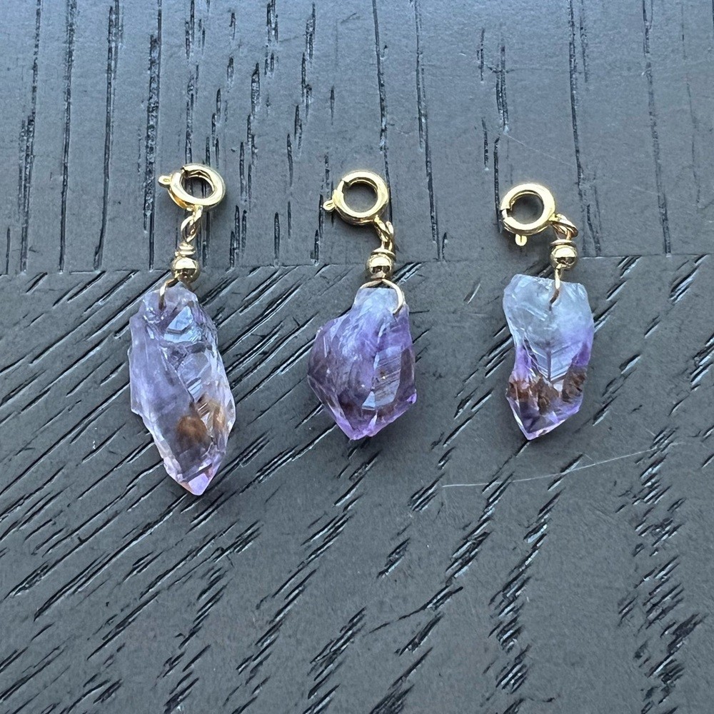 (ONE) Rutilated Amethyst pendant