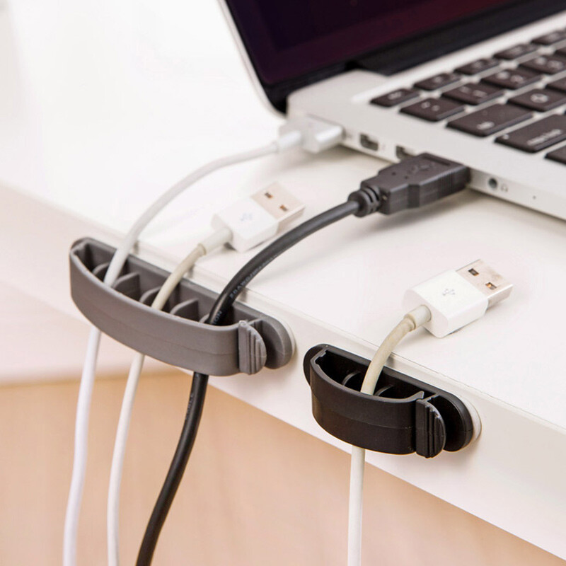 Practical Adhessive Cable Clip Light Home/Office Portable Wire Diary