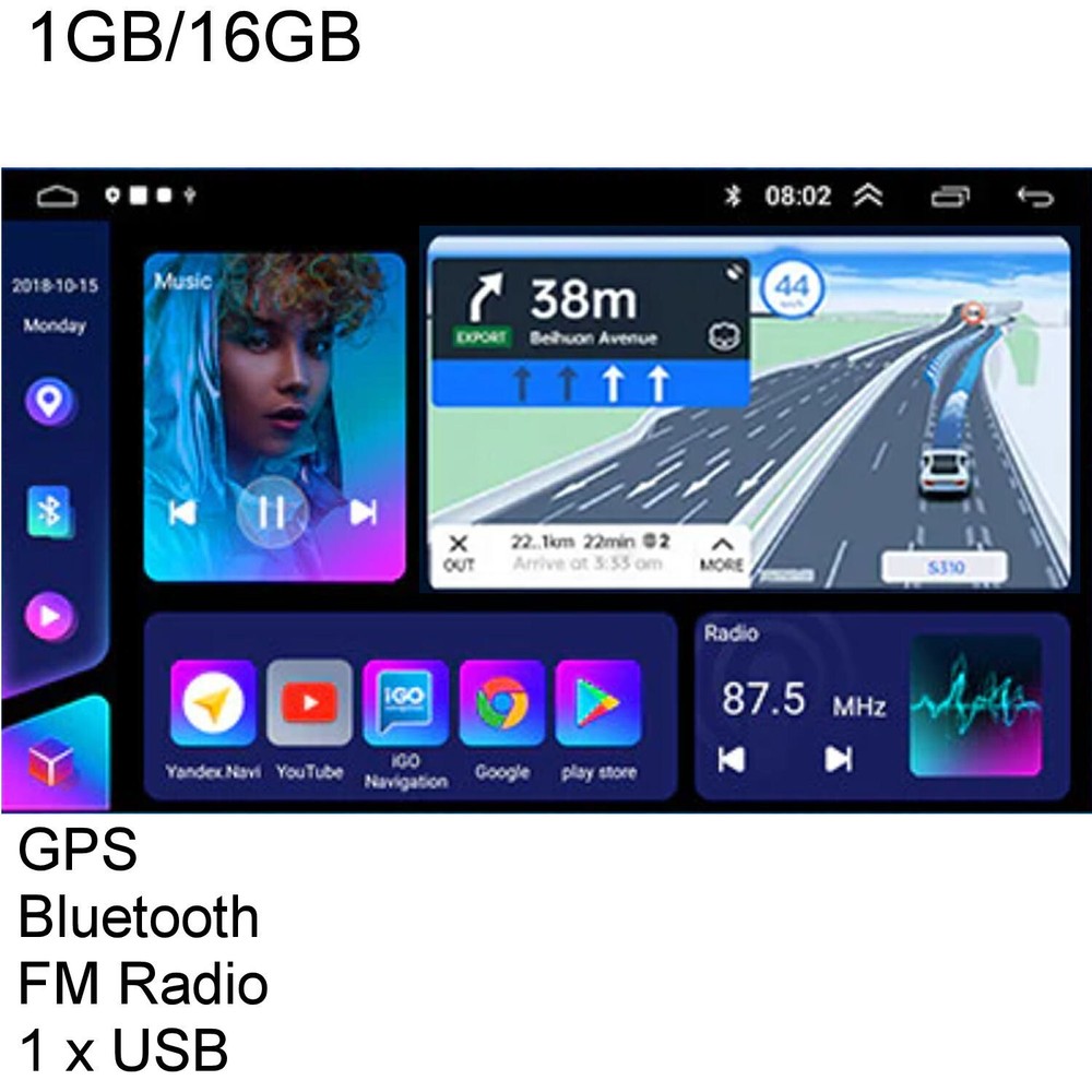 DODGE CALIBER 2006-2008 GPS CARPLAY ANDROID AUTO ODB DAB+ TPMS DVR BLUETOOTH