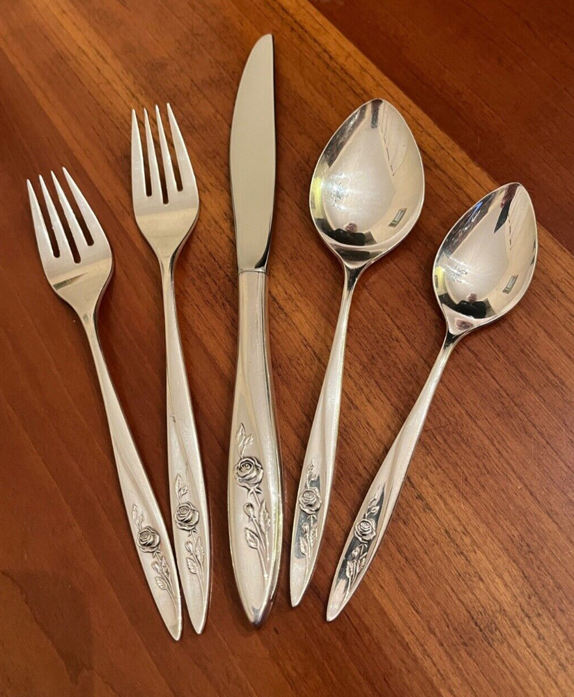 Oneida  Community MORNING ROSE  Silverplate Flatware Silverware - CHOICE