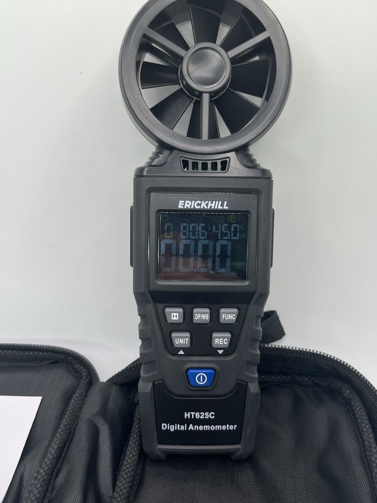 Erickhill HT625C Digital Tool Anemometer Portable Handheld Device Tested Works