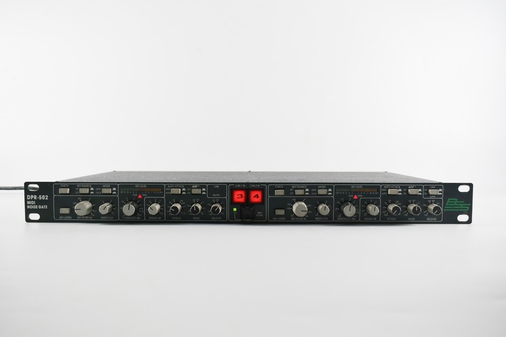 BSS DPR 502 Midi Noise Gate Rack Unit