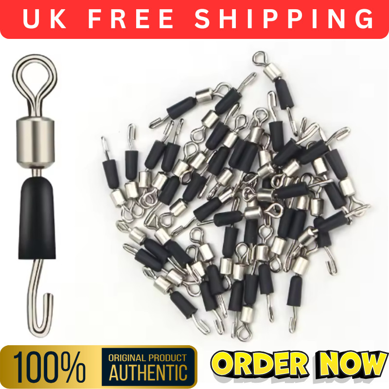 Quick Change Hook Length Link Swivels Connectors Float Feeder Fishing 30pcs