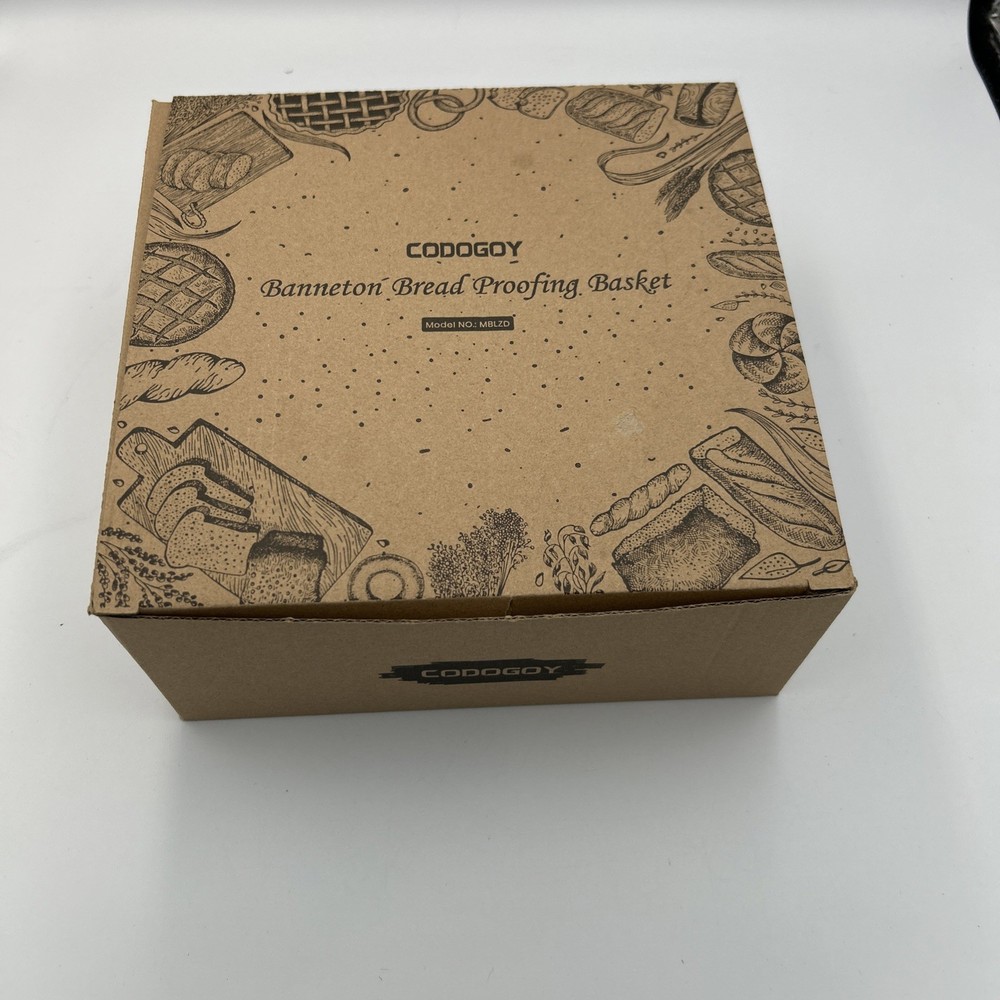 CODOGOY Banneton Bread Proofing Basket (Model NO.: MBLZD). NOB. Sourdough Bread