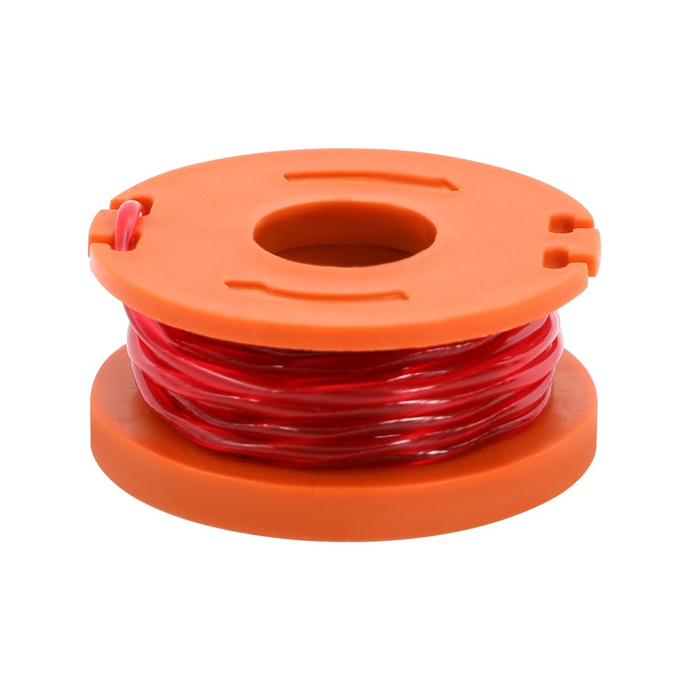 20PC Trimmer Spool Line Edger Spool Line Replacement Spool Line W/ 2 Caps Orange