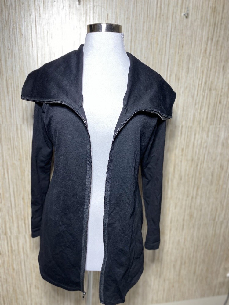 Gr.Dano Women Black Jacket full zip Size Medium