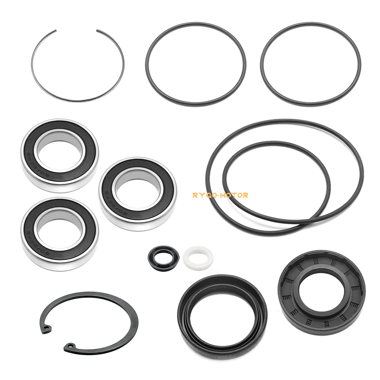 Rear Axle & Brake Bearing Seal & Shoes Kit for Honda Sportrax 250 TRX250EX 01-08