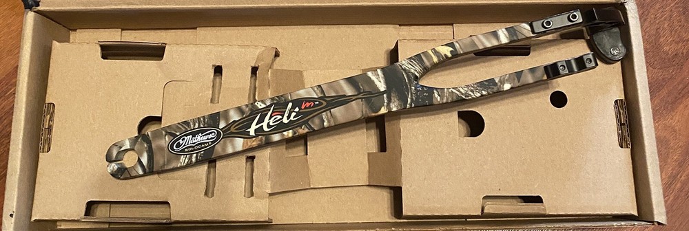 New Mathews Helim 60# Top LIMB  Lost Camo With String Suppressor