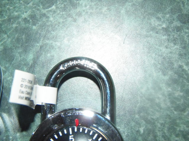 2 - 2" - COMBINATION LOCKS 3 # LOCK (LLB-9)