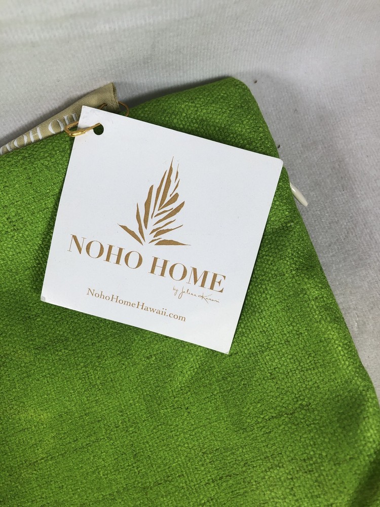 Noho Home Koki'o Square PillowCase Lime Luster Size:20" x 20"