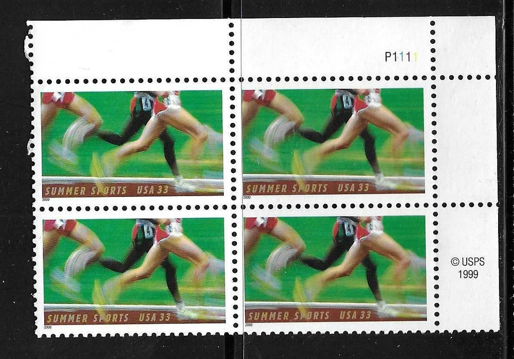 USA SC # 3397 Runners  . MNH