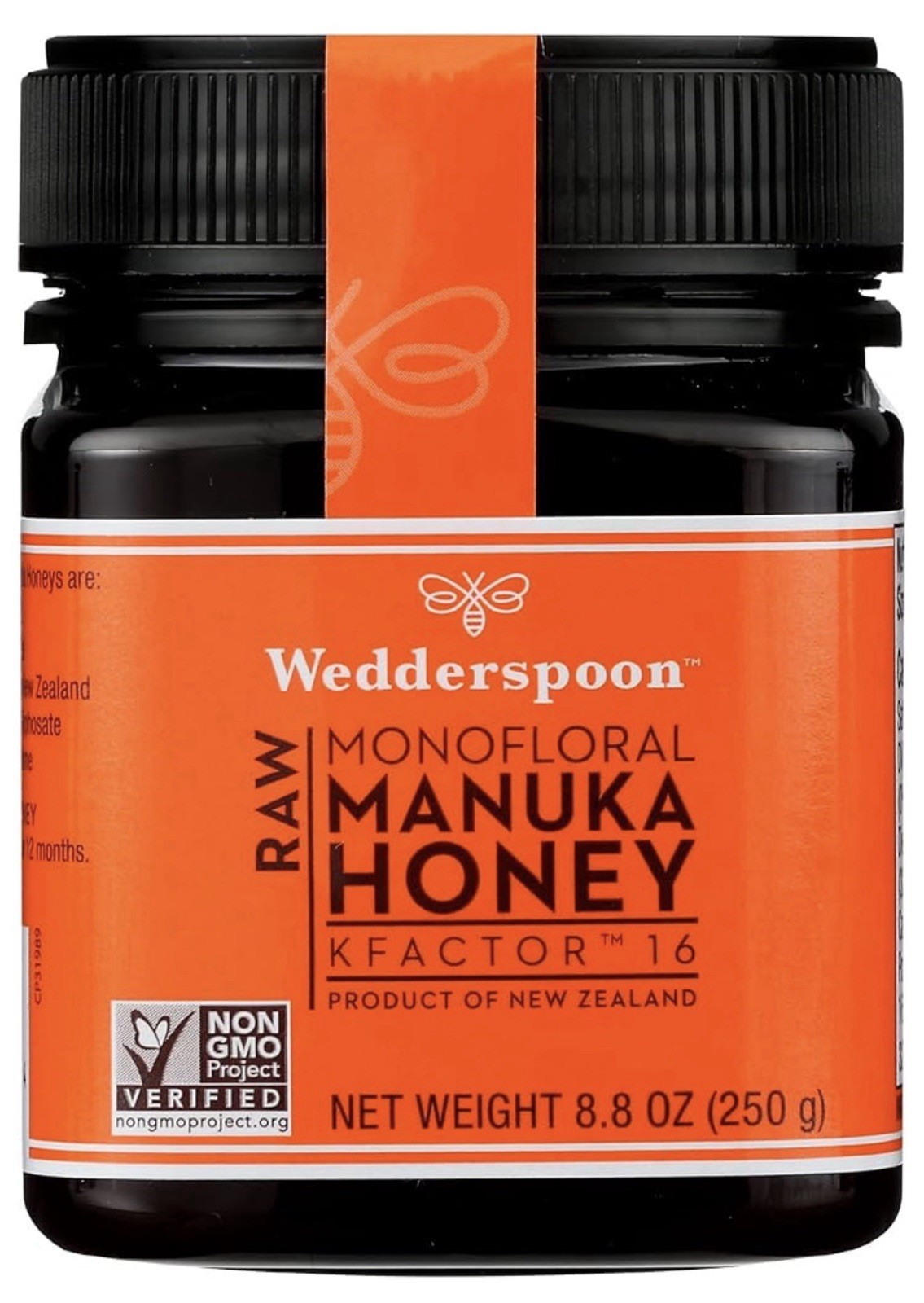 Wedderspoon, Raw Monofloral Manuka Honey, KFactor 16, 8.8 oz (250g) BB MAR 2028+