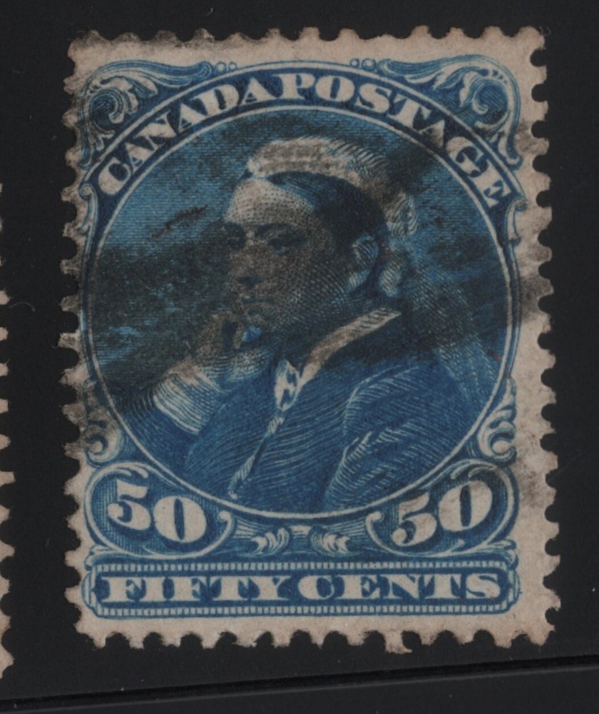 #47 Queen 50c Canada used