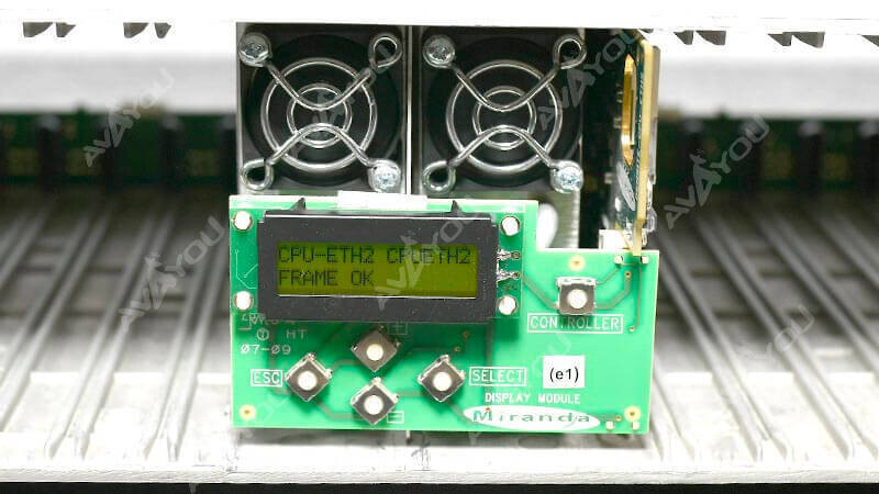 Miranda GV Densite 2 Frame with 2x PS and CPU-ETH2 Frame Controller Card