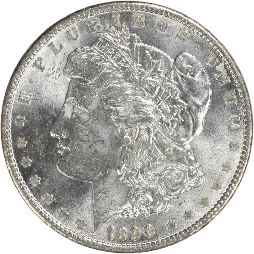 1890 Morgan Silver Dollar BU Uncertified #436