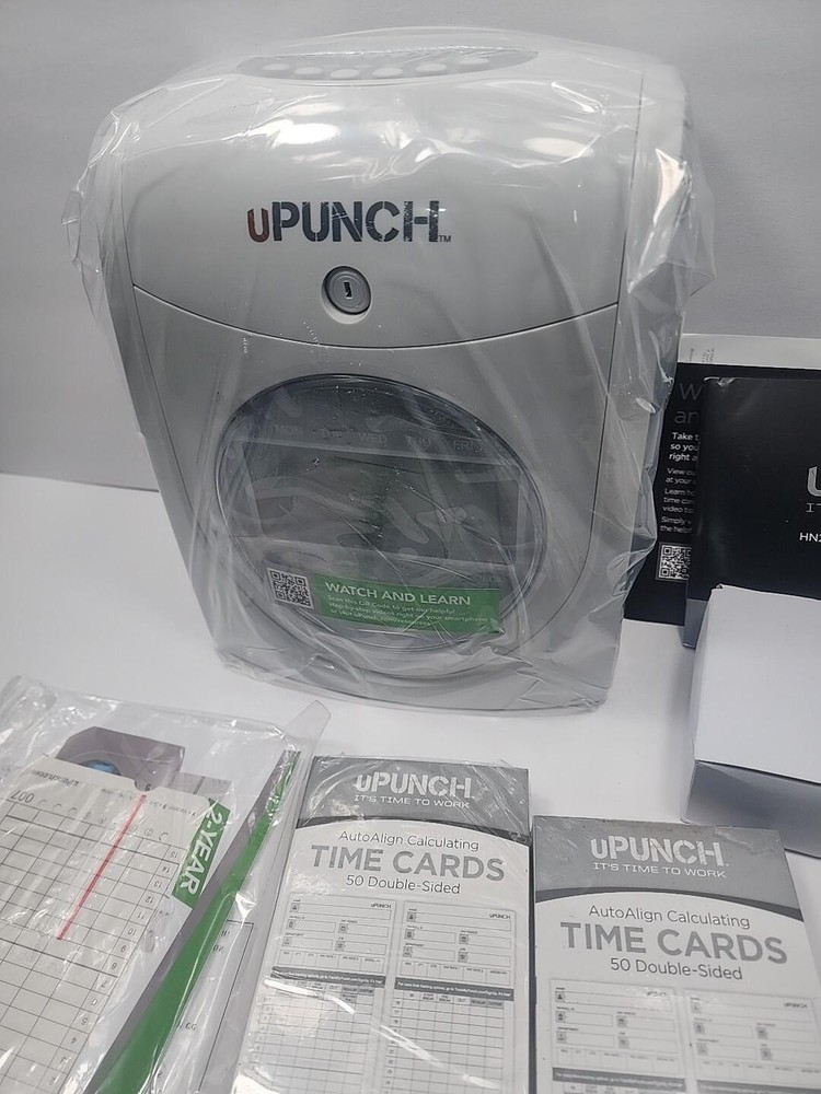 uPunch HN2500C Bundle Time Clock & 100 Time Cards