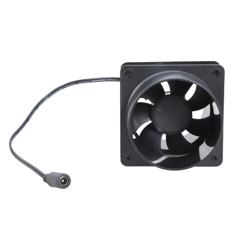 12V 8cm Inline Duct Fan With Speed Controller Powerful Ventilation Exhaust