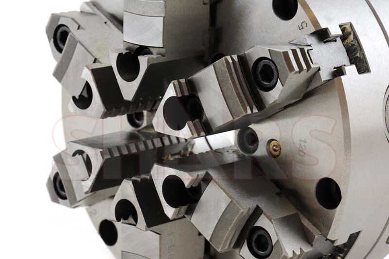 8" 6 Jaw Adjustable Self Centering Lathe Chuck + .0005" TIR Certificate NEW XL[