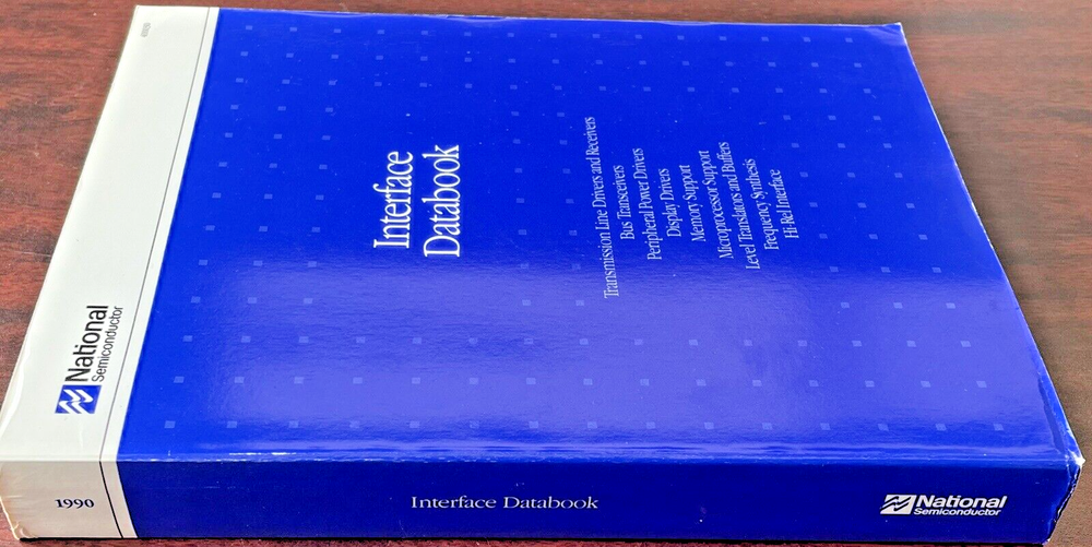 NATIONAL SEMICONDUCTOR 1990 Interface Databook, NICE