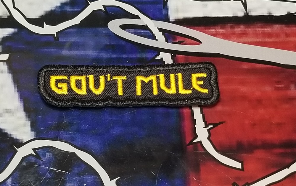 EMBROIDERED SMALL GOV'T MULE PATCH (Please Read Ad)